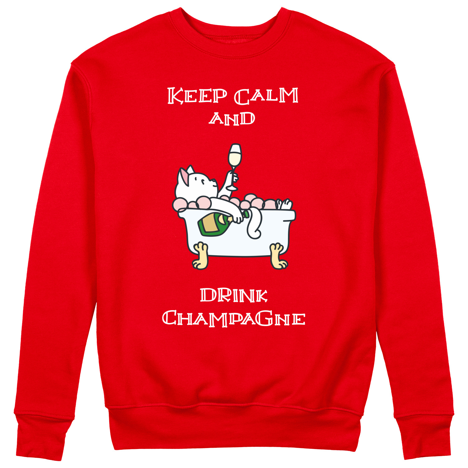 Свитшот женский 'Drink champagne'