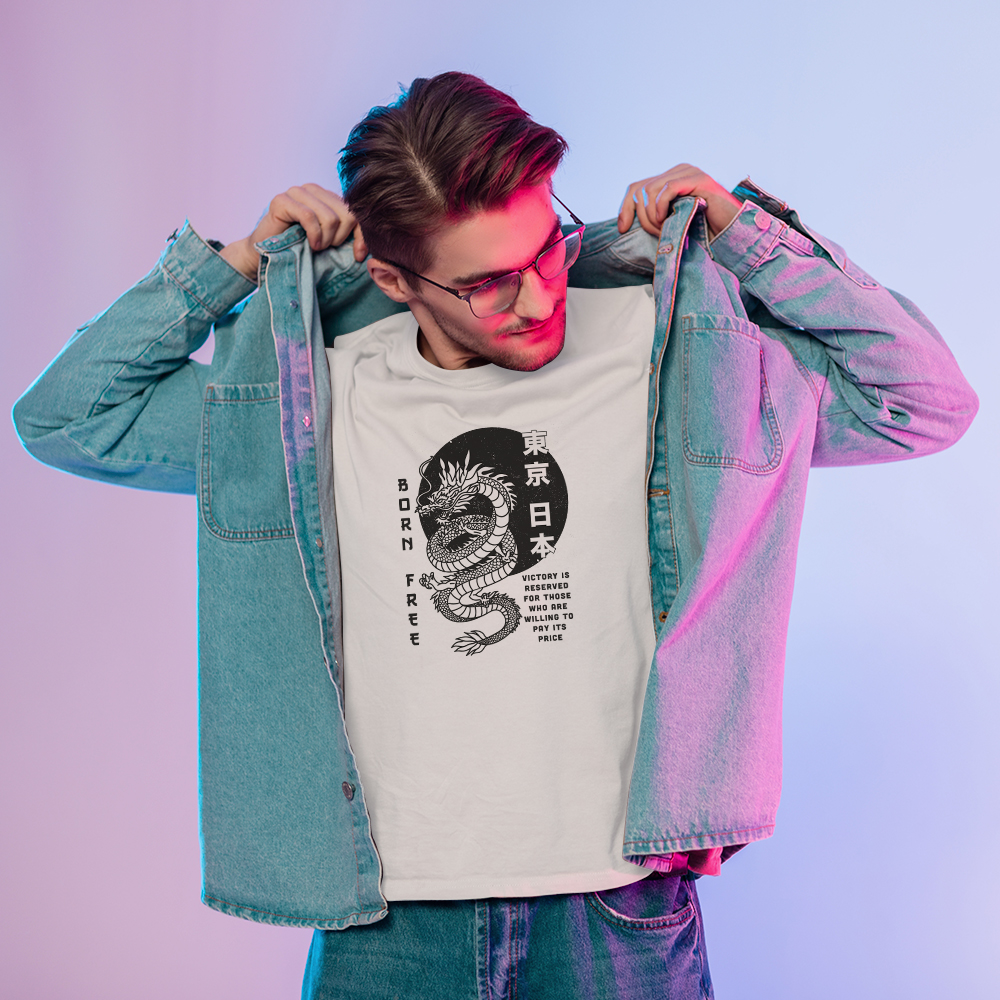 Футболка унисекс 'Free Dragon' 
