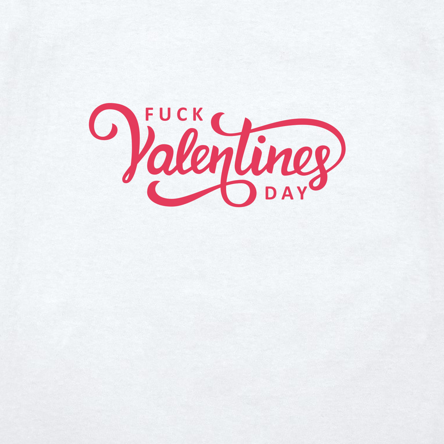 Футболка унисекс 'Fuck Valentines day'