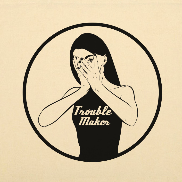 Сумка-шоппер 'Trouble maker'