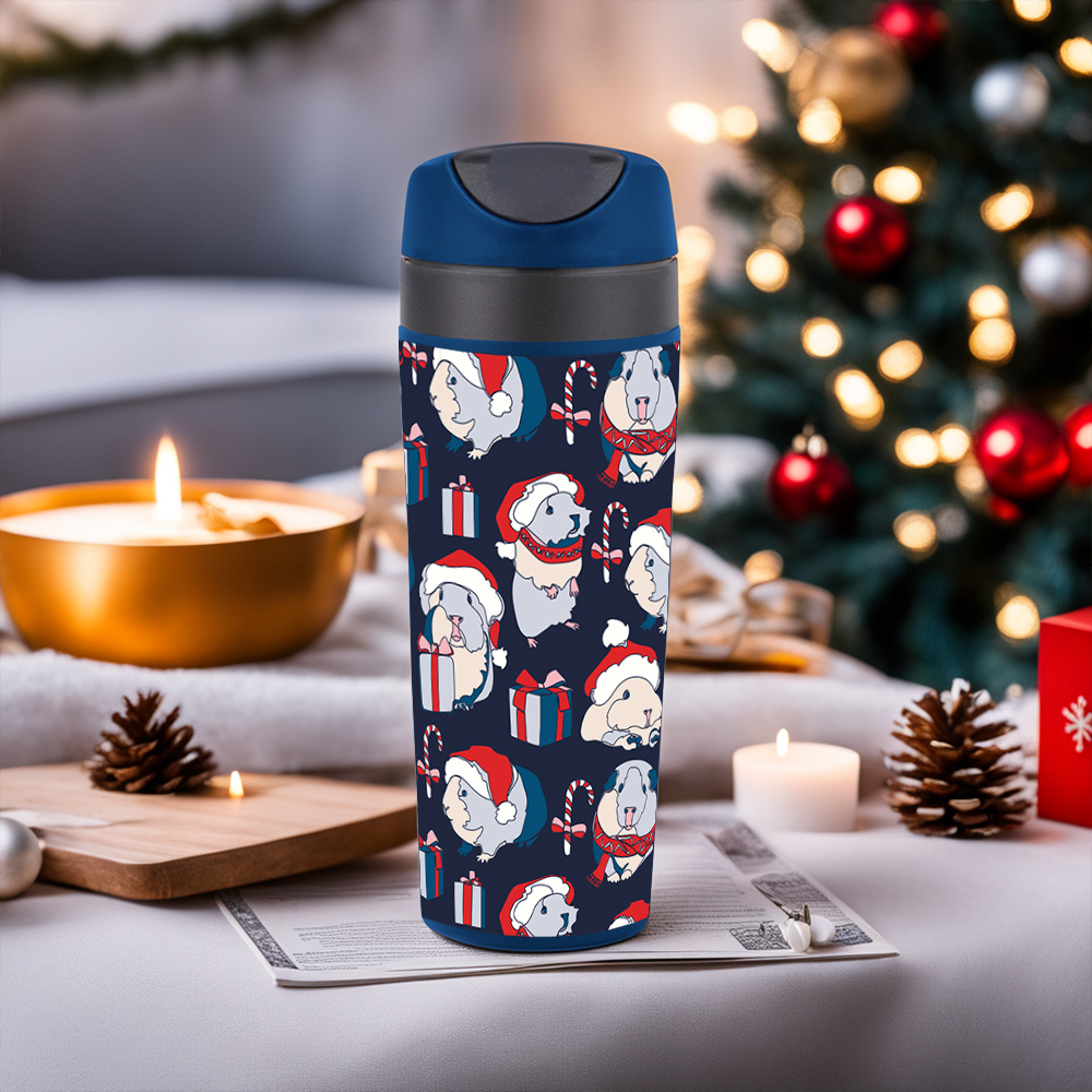 Термокружка 'Happy New Сapybaras'