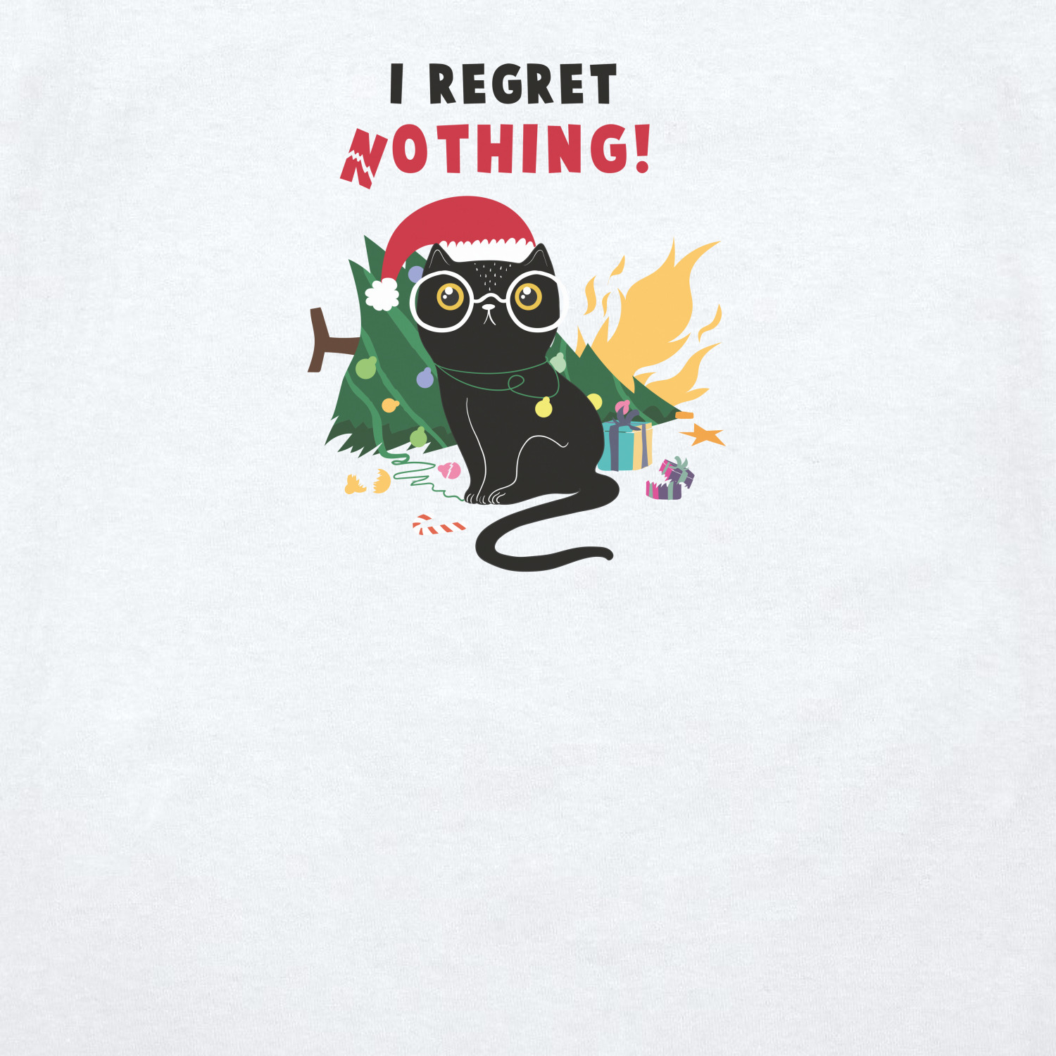 Футболка унисекс 'I Regret nothing'