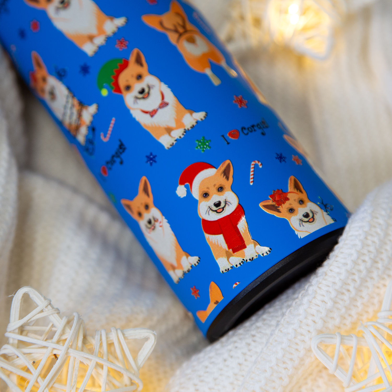 Термоc 'Happy New Corgis'