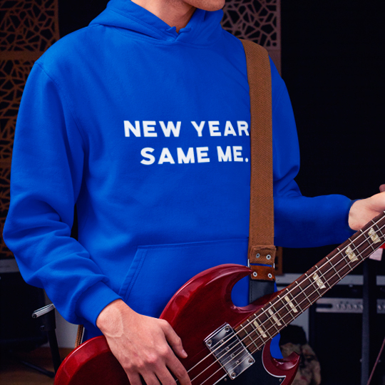 Толстовка унисекс 'New Year. Same me.'