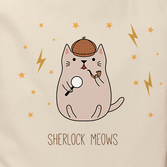 Сумка-шоппер 'Sherlock Meows'