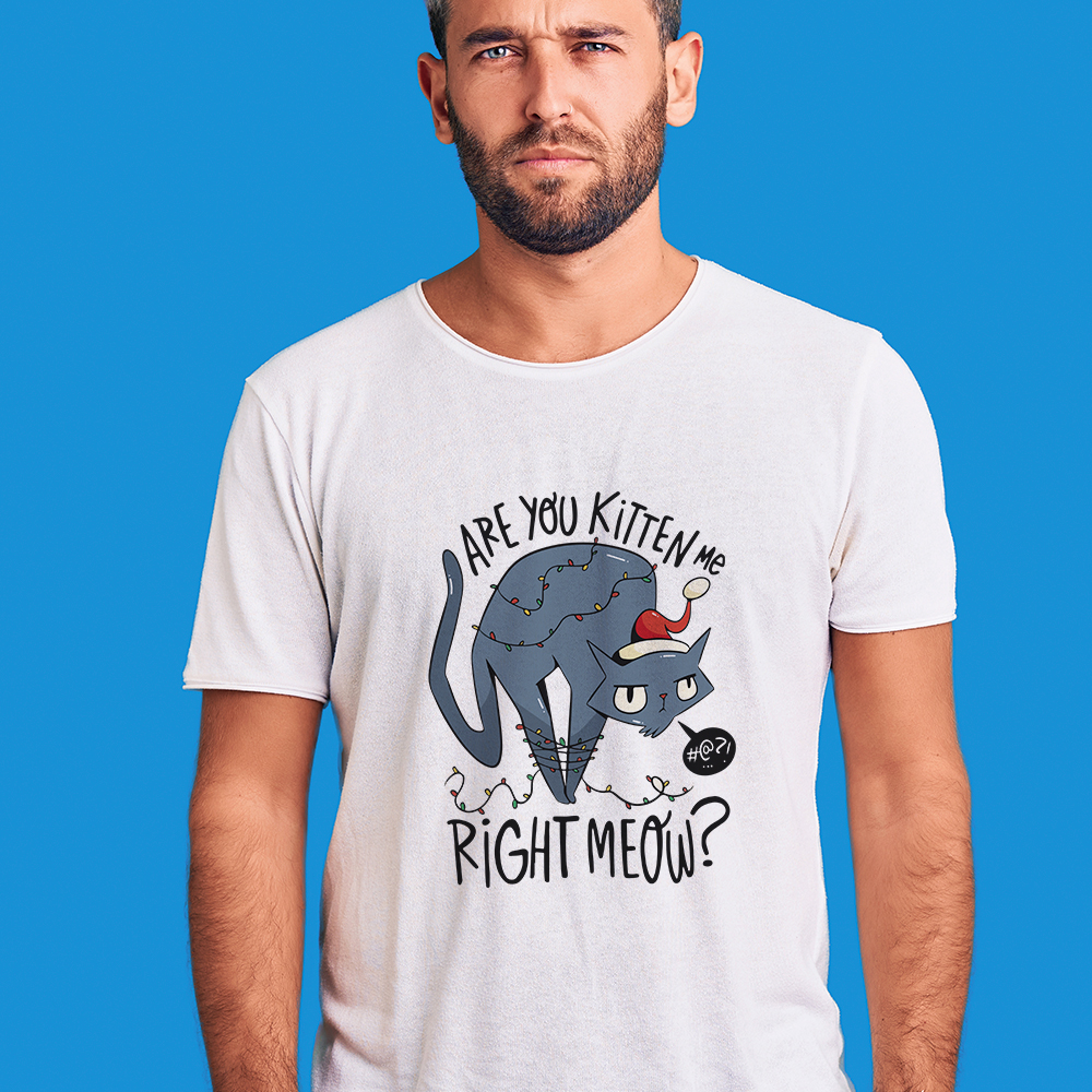 Футболка унисекс 'Kitten me!' 