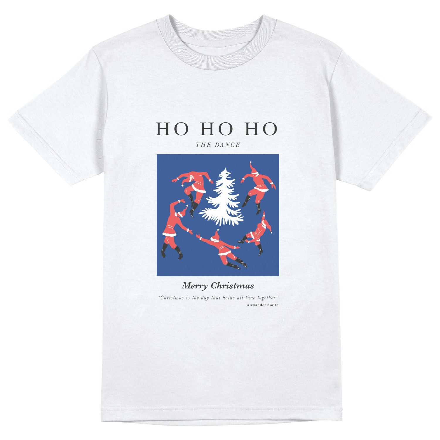 Футболка унисекс 'HO HO HO' 