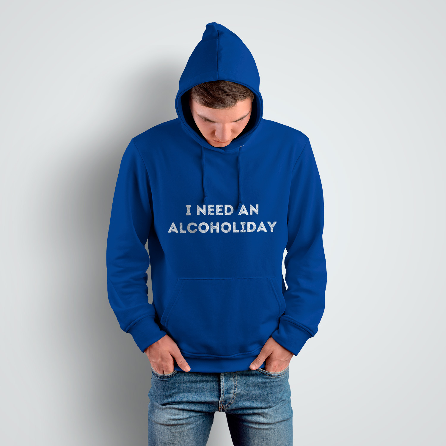 Толстовка унисекс «I need an alcoholiday»