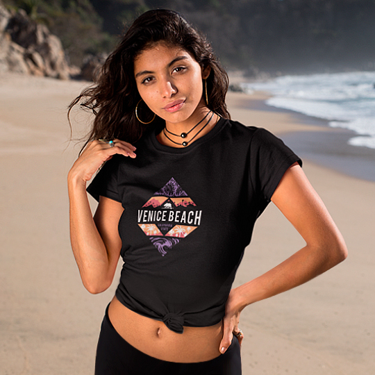 

Футболка унисекс 'Venice beach' (разные размеры) / 2XL