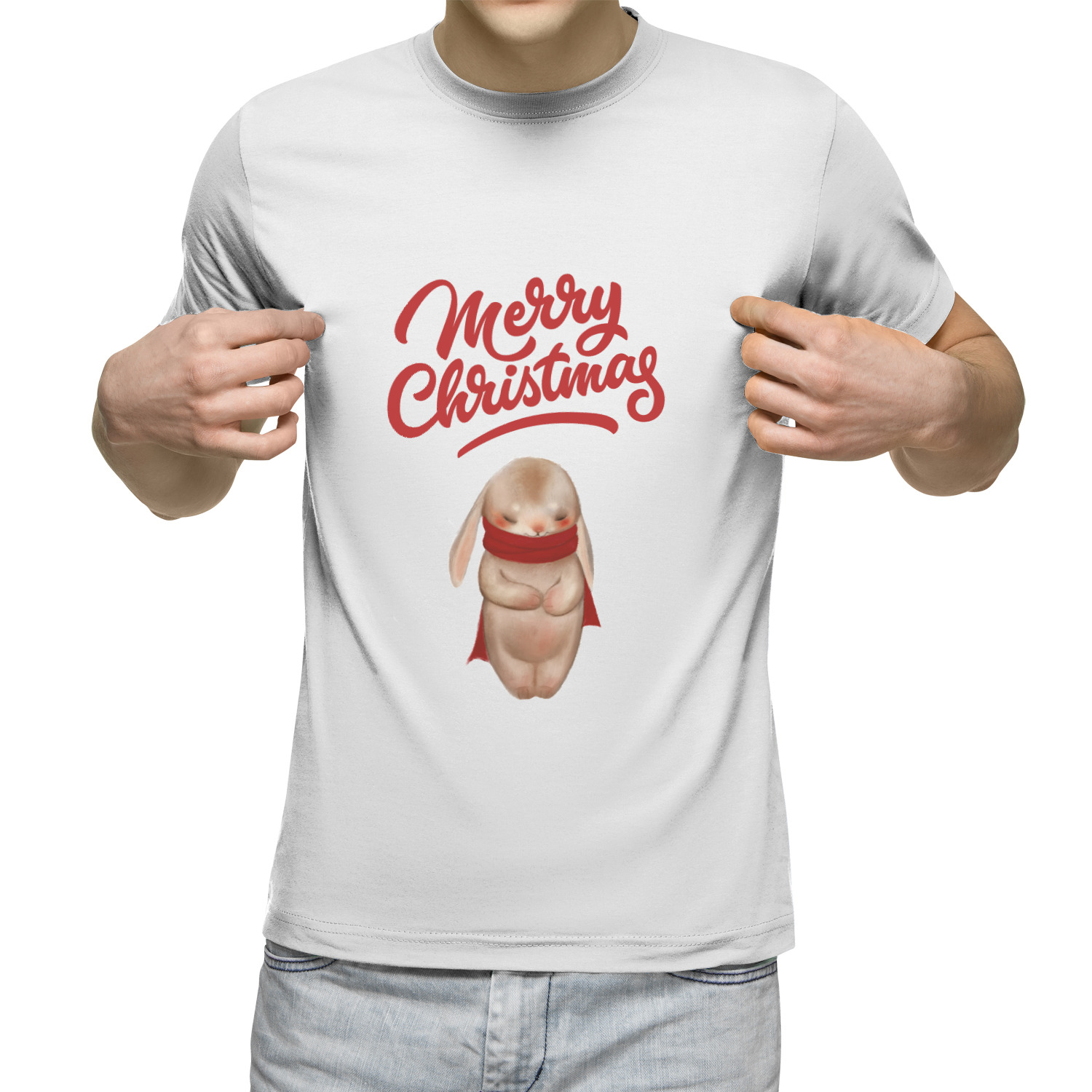 Футболка унисекс 'Merry Christmas'