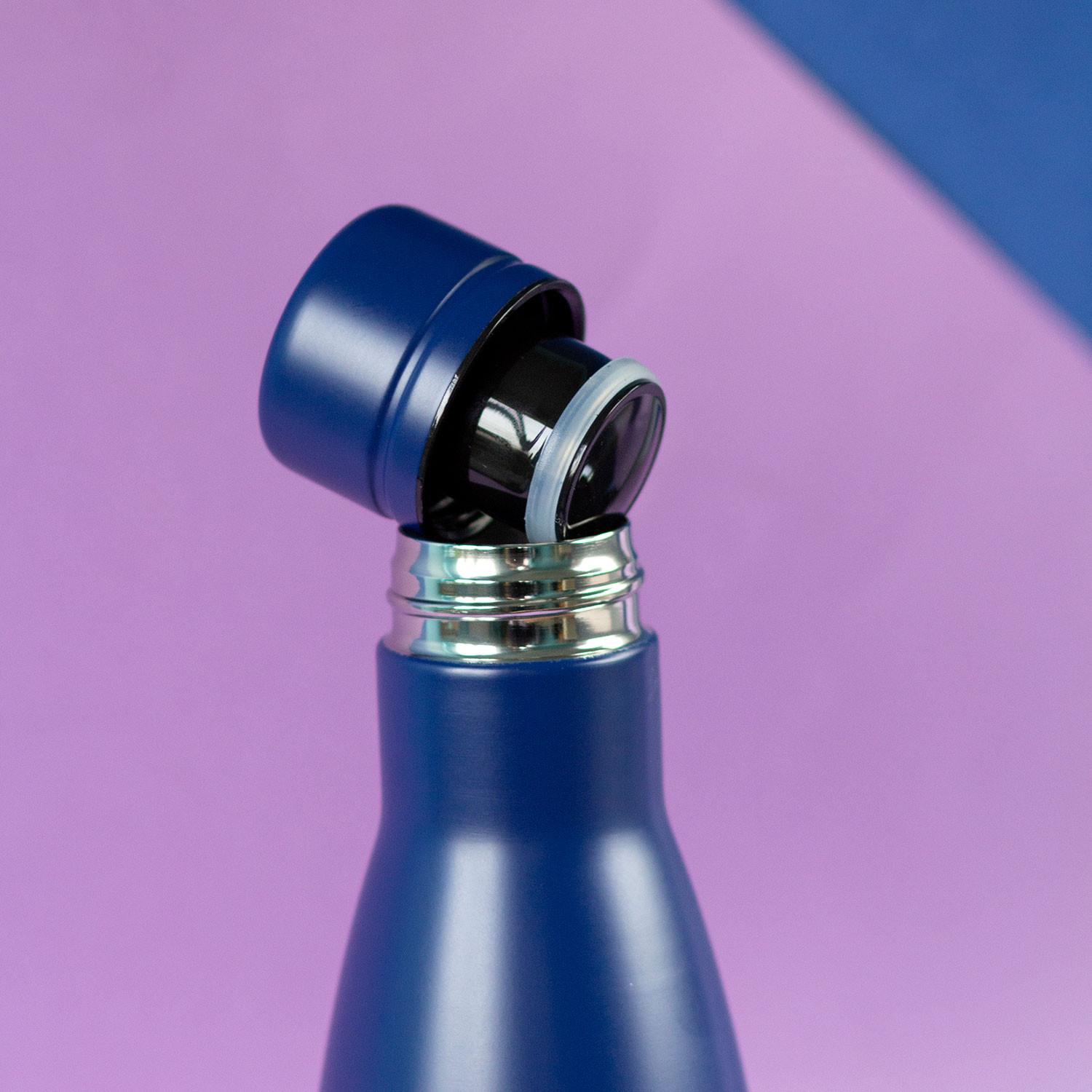 Бутылка вакуумная 'Estilo' (разные цвета) / Синий 974617 - фото 4