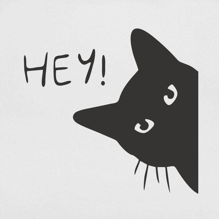 Сумка-шоппер 'Hey meow'