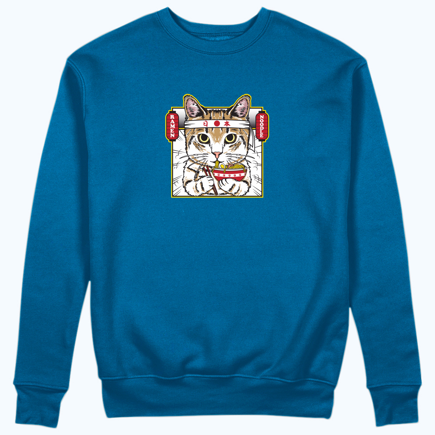 Свитшот мужской 'Japanese cat'