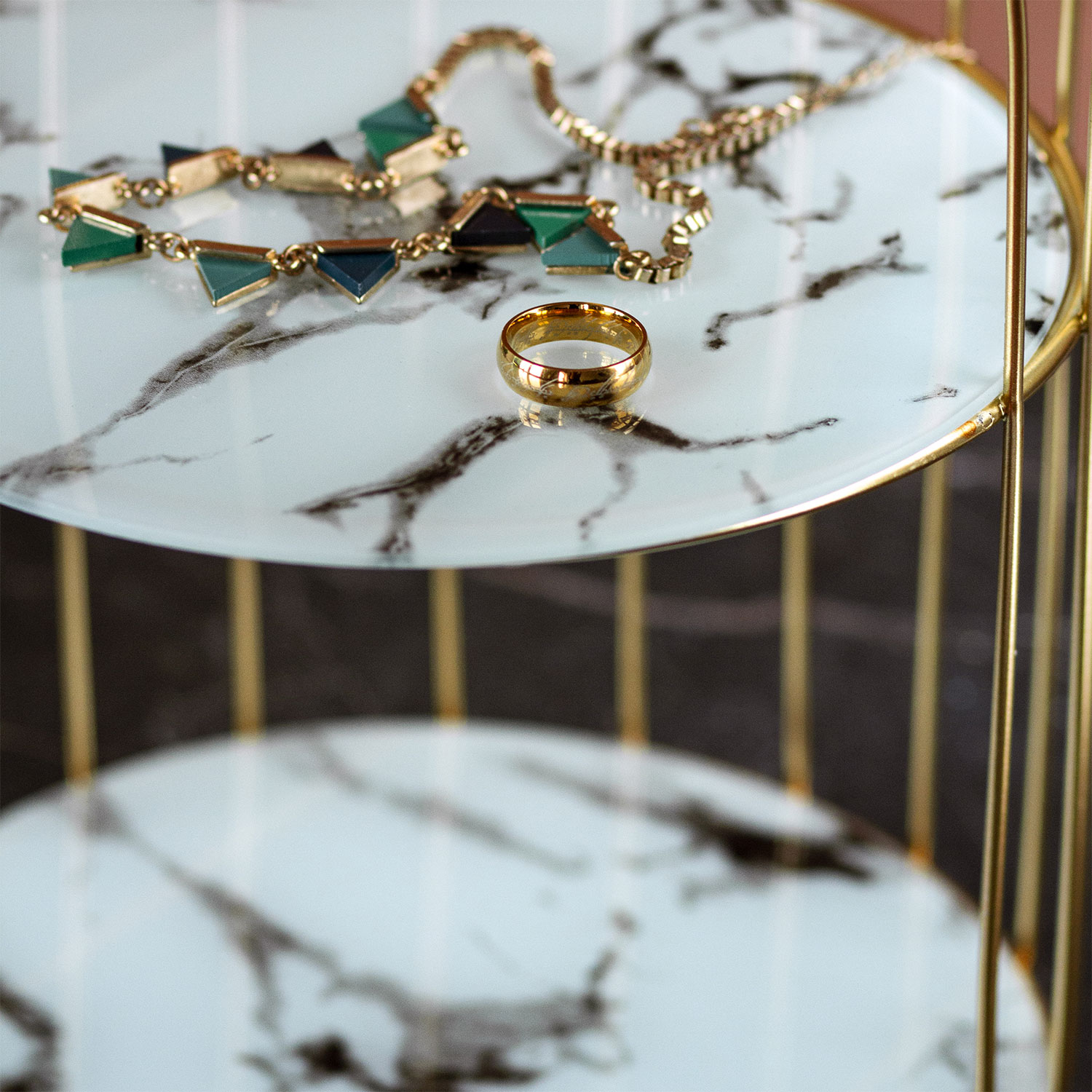 Декоративная подставка "Belleza Marble"