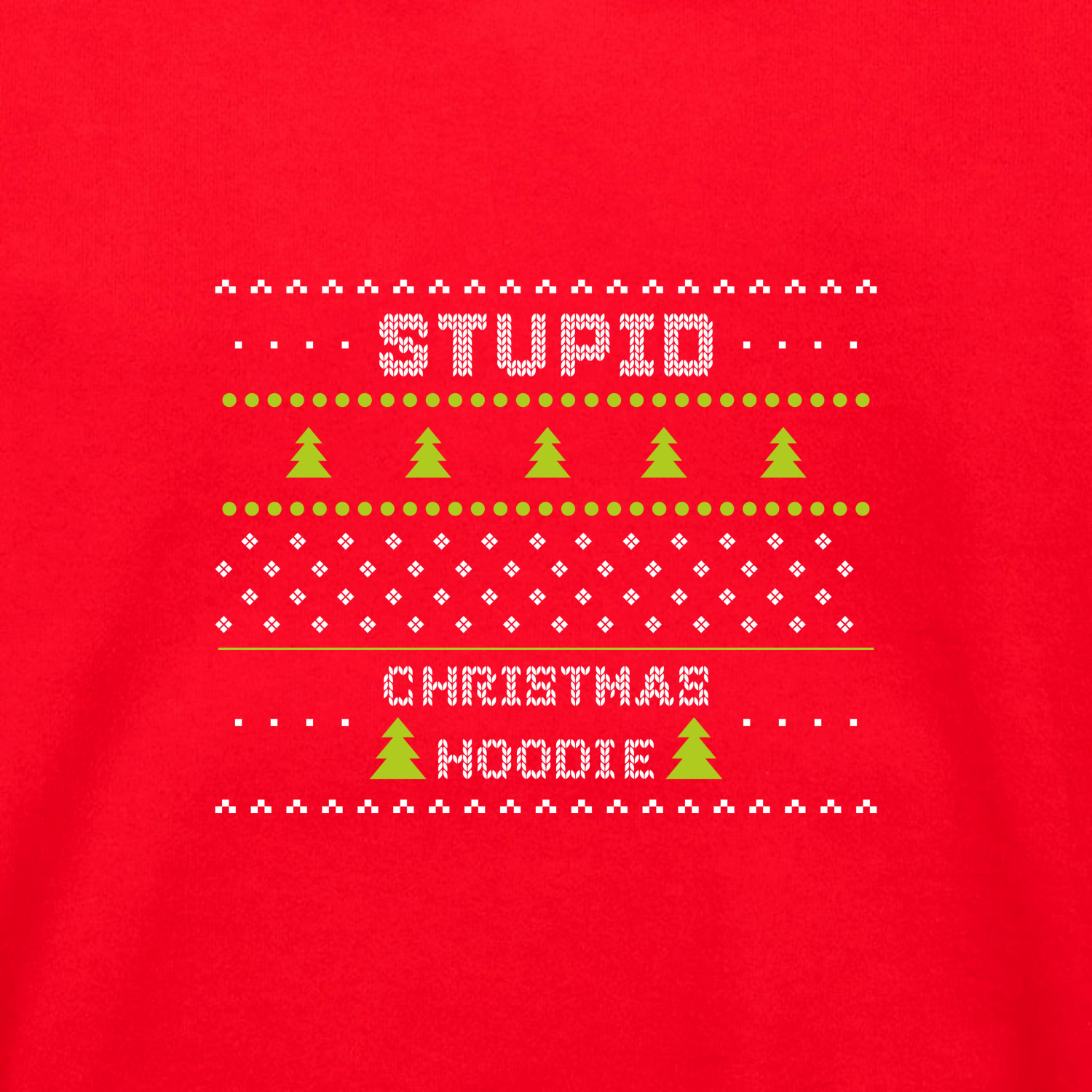 Толстовка унисекс 'Stupid christmas hoodie' (разные размеры) / S 974217 - фото 6