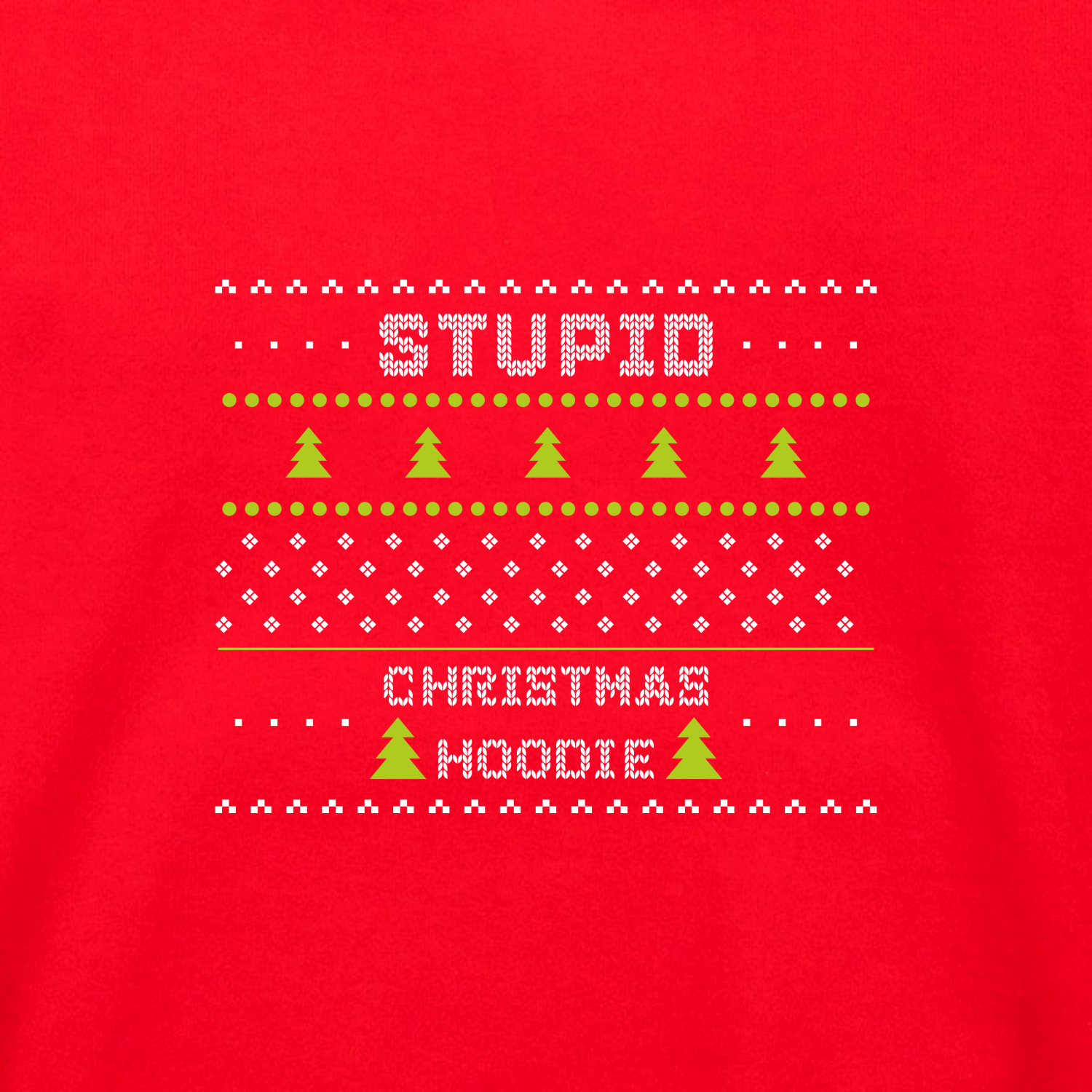 Толстовка унисекс 'Stupid christmas hoodie'