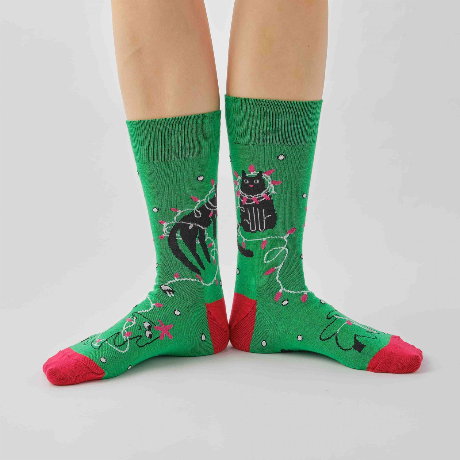 Носки 'Гирлянда твоего кота', размеры 42-47