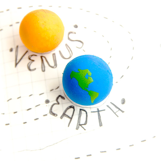 Ластики 'Planet Erasers', набор 8 шт.