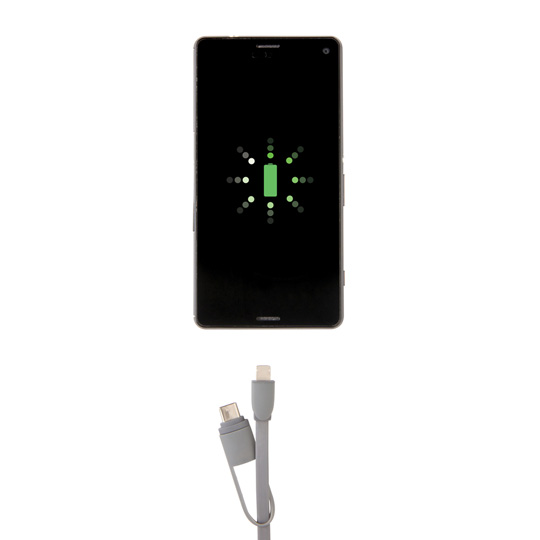 Кабель USB 2 в 1 'Pullout'