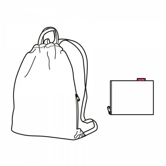 Рюкзак складной 'Mini maxi sacpack'