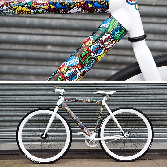 Наклейка на раму велосипеда 'Graphic'
