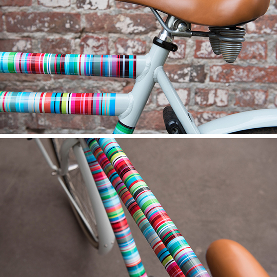 Наклейка на раму велосипеда 'Multicolored'