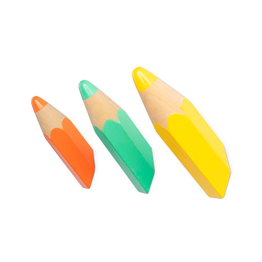 Вешалка настенная 'Color pencil', набор 3 шт