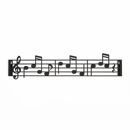Вешалка настенная 'Music'
