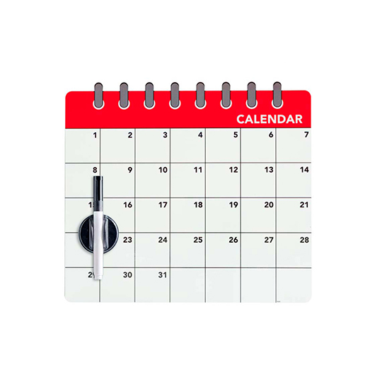Доска магнитная с маркером 'Calendar'