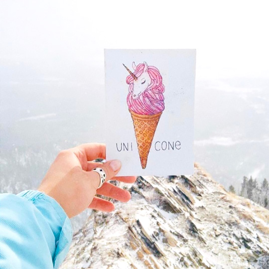 Открытка 'Unicone'
