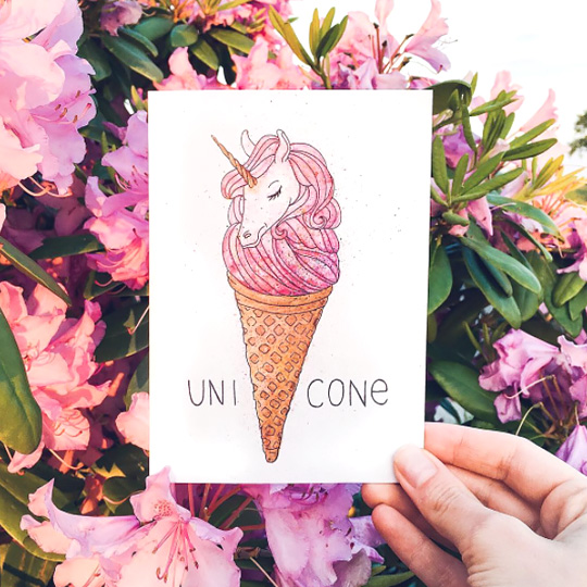 Открытка 'Unicone'