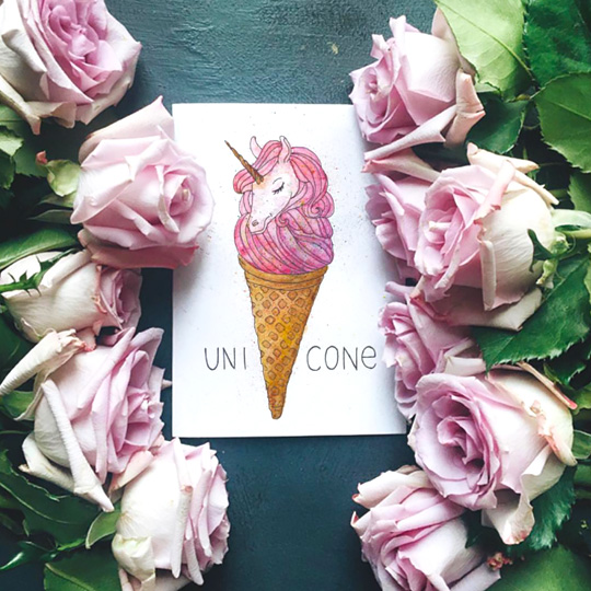 Открытка 'Unicone'