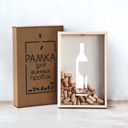 Рамка-копилка для винных пробок 'Wine'