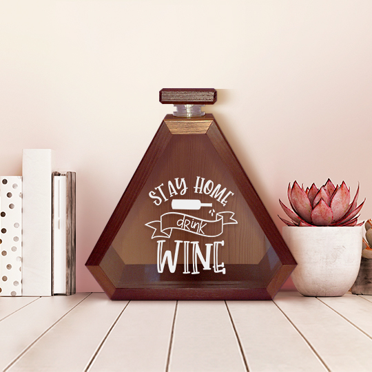 Рамка-копилка для винных пробок 'Drink wine'