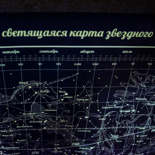 Карта неба люминесцентная 'Gagarin Map'