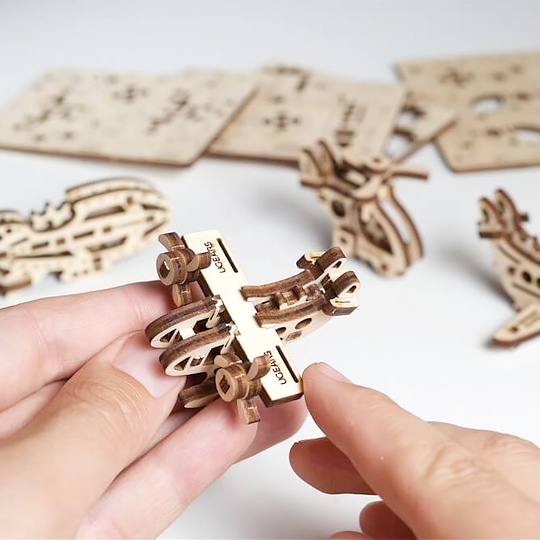 Сборная модель Ugears - Фиджет Самолеты