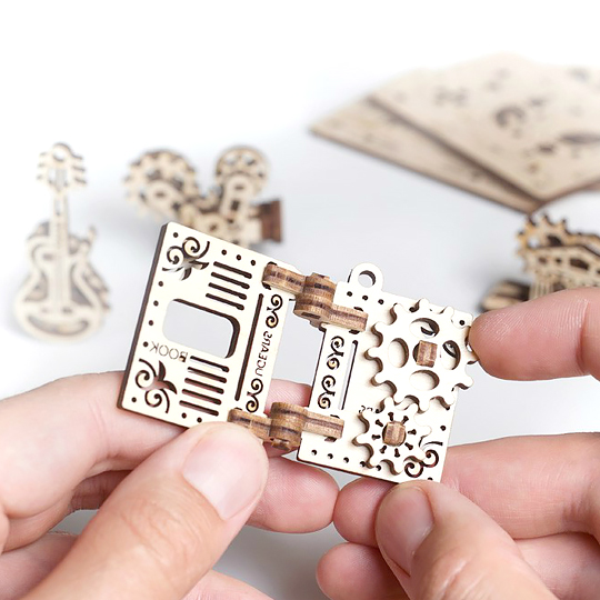 Сборная модель Ugears - Фиджет Творчество