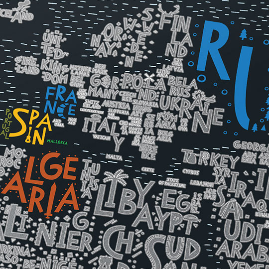 Скретч-карта 'Letters World'