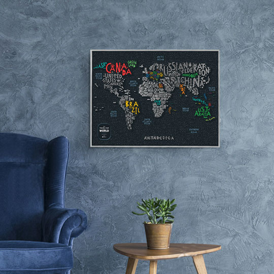 Скретч-карта 'Letters World'