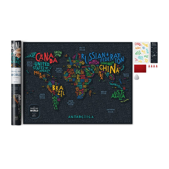 Скретч-карта 'Letters World'