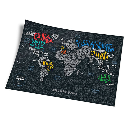 Скретч-карта 'Letters World'