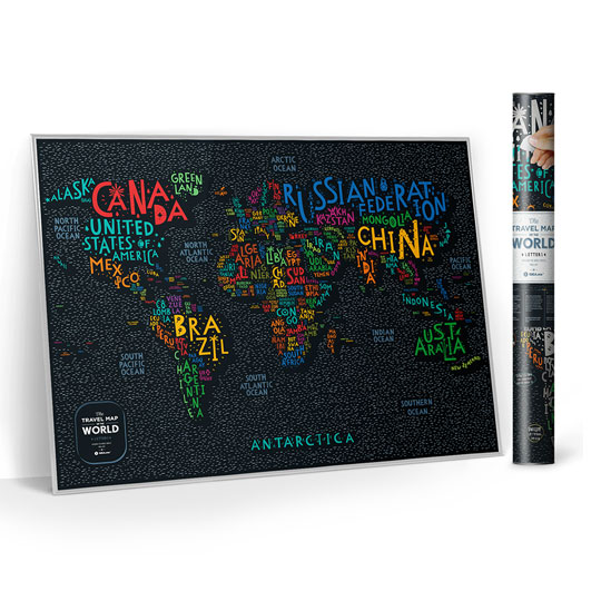 Скретч-карта 'Letters World'