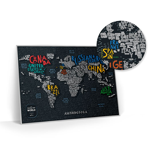 Скретч-карта 'Letters World'