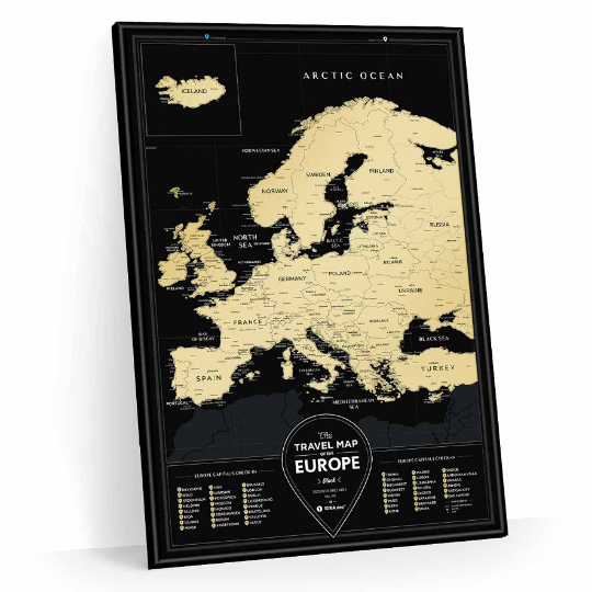 Скретч-карта 'Black Europe'