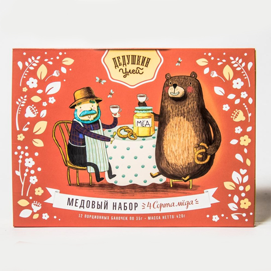 Мёд подарочный 'Чаепитие с медведем'