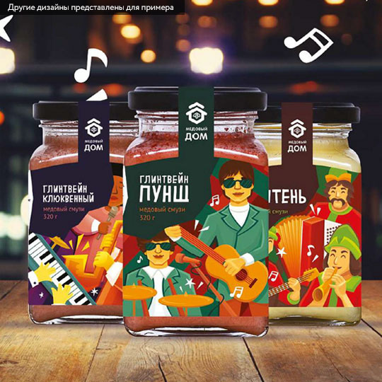 Медовый смузи 'Клюквенный глинтвейн'