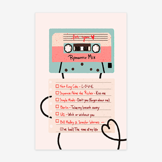 Открытка 'Romantic Mix'