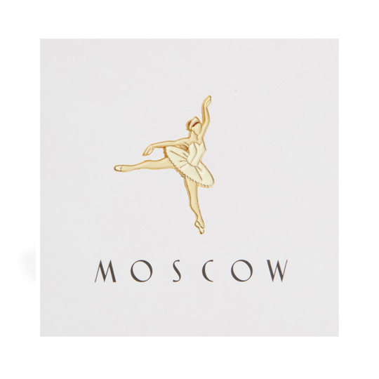 Значок 'Москва' - Балерина в белом