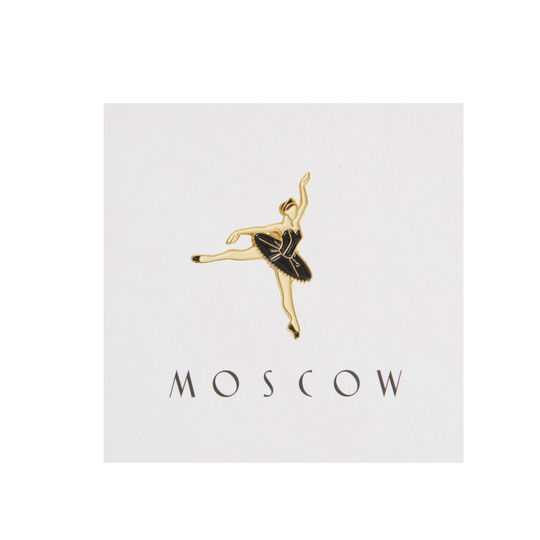 Значок 'Москва' - Балерина в черном