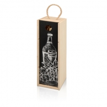 Коробка для бутылки с мелком 'Engraving'